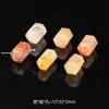 Borracha Natural Flor Lua Cubo de Açúcar Cristal Acessórios Colar Pulseira Joias Pingente de Pedra Natural Pixiu Pronto para Venda