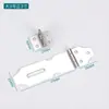 Pestillo de Acero Inoxidable Montado en Superficie para Puertas de Madera, Cerrojo de Seguridad Estilo Antiguo, Cerradura Plegable Gruesa Antirrobo para Baño