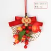 Flores Artificiais para o Ano do Cavalo, Frutas Vermelhas de Azevinho, Enfeites Pendentes de Frutas da Fortuna, Decorações de Porta, Laço Estilo Chinês