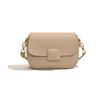 Bolsa quadrada pequena retrô bolsa feminina 2024 Novo estilo bolsa mensageiro moda transfronteiriça bolsa de ombro portátil bolsa de cor sólida nicho