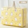 Bolsa de edredom estampada Bolsa de armazenamento em tecido Oxford Bolsa de edredom Bagagem Armazenamento para mudança Armário organizador Bolsa de tecido D