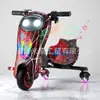 Fábrica de origem direta transfronteiriça carro elétrico de três rodas para drift para adultos e crianças, temporização ajustável, adequado para drift em praça