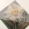 Estilo K Princesa Doce Flor Cacheada Renda de Rede Rosa DIY Pegador Corda de Cabelo Corsage Adorno de Cabeça Acessórios de Flor