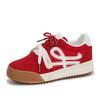 Zapatos Dexun Estilo Campus Estudiante Mujer Primavera 2025 Combinan con Todo Suela Suave Cómodos Zapatos de Tabla Suela Gruesa Zapatos para Aumentar Altura 6649