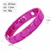 Bestseller transfronterizo: Pulsera magnética para hombre de 13 colores hecha de aleación de zinc, unisex, moderna y versátil, no se decolora, venta al por mayor