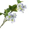Venta al por mayor de fábrica de arreglos florales pequeños de alta calidad, Serie de colores de primavera de flores silvestres, Flores artificiales para decoración de salón de bodas