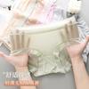Ropa interior de seda de hielo para mujer, lencería sexy de encaje puro sin costuras, tangas ultrafinas de secado rápido de cintura alta, venta al por mayor de ropa interior de alta gama
