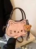 Bolso Dulce Estilo Girly para Mujer 2025 Nuevo de Moda Lindo Bolso de Gatito Otoño e Invierno Bolso Cruzado Versátil
