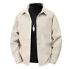 Camisa de Rayas Nueva para Hombre Primavera Chaqueta para Hombre Nueva Primavera Holgada Casual Moderna Camisa de Manga Larga