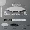 Prato de Louça de Melamina Imitação de Porcelana Prato de Jantar de Plástico Travessa Prato para Churrasco Prato de Sushi Prato Criativo para Fondue Prato para Pratos Comerciais