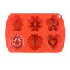 Nuevo Molde Multifuncional 6 en 1 con Patrón para Hornear DIY Reutilizable de Silicona de Grado Alimenticio Molde para Pastel Bandeja de Hielo