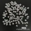 Cross-border quente-venda pressão top dois grânulos pontiagudos diâmetro 4 MM contas de cristal contas de diamante diy jóias acessórios