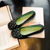 Zapatos Casuales Retro sin Cordones con Remaches para Mujer, Estilo Primavera 2026, Mocasines Planos sin Cordones de Punta Cuadrada para el Trabajo