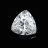 Pedra Solta de Moissanita Triangular Redonda Cor D Ultra-Branco 0.1-5Ct Rosto de Anel de Moissanita Triangular Gordo Pedra Sintética de Carbono Silício Triangular