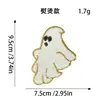 Patches de Bordado com Lantejoulas de Desenho Animado: Coelho, Fantasma, Moinho de Vento, Uva, Patches de Miçangas para Roupas, Bolsas e Patches Decorativos