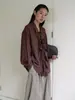 Nuevo para Otoño 8/10 Principios de Otoño Nuevo Romántico Urbano Exquisito Suave Suave Resistente Elegante Camisa de Mujer F1027