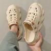 Zapatos Croc para Hombre Verano 2025 Nuevas Sandalias para Exterior Desodorante de Suela Gruesa Antideslizantes Sandalias de Dedo