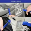 Kit de 5 Piezas de Herramientas para Remover Molduras de Audio de Coche para Paneles de Puerta y Tableros de Audio, Herramienta Palanca Anti-Rayaduras