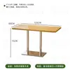 Mobiliario de barra de bocadillos de tronco simple para catering tienda de té de leche tienda de barbacoa taburete tienda de hamburguesas tienda de malatang combinación de mesa y silla