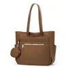 Bolso de Hombro 2026 Otoño Transfronterizo para Mujer Bolso de Gran Capacidad Mochila para Estudiantes Tutorial Ligera Bolso de Mano para Viajes Cotidianos Diseño Simple