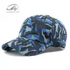 Chapéus Transfronteiriços Masculinos Camuflado Algodão Boné de Beisebol Proteção Solar ao Ar Livre Esportivo Aba Rígida Feminino Casual Versátil Tendência