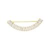Broche de rosto sorridente Bonito terno para todos os jogos Pino fixo High-end Novo Estilo Refinado Completo Diamante Sorriso Gotas de Água High-end Sense