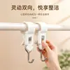 Gancho de abrazadera de tubo de acero inoxidable clip de doble cabeza clip de fijación de tubo deslizante móvil clip de gancho giratorio de varilla clip de cara a cara de tubo