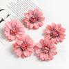 Flores Artificiais Novo Bambu Cabeça de Crisântemo Estilo Floresta Dália Flor Feita à Mão Material para Anel Broche Estilo Antigo Acessório de Cabelo Hanfu Adorno de Cabeça