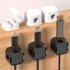Organizador de cables magnético de escritorio para montaje en pared, fijador de almacenamiento de cables de datos de teléfono móvil y cables de carga, hebilla de cableado, gancho para enchufe