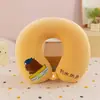 Almohada en Forma de U de Espuma Viscoelástica, Almohada de Viaje para el Cuello, Almohada para Dormir en Avión, Almohada para el Cuello, Almohada de Soporte Cervical para la Columna Vertebral, Almohada Portátil en Forma de U