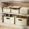 Caixa de armazenamento Cesta de compras de mesa Brinquedo Lanche Roupas Cesta de armazenamento de plástico doméstico com tampa Caixa de armazenamento Caixa de armazenamento