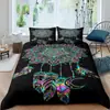 Juego de Cama de Tres Piezas Amazon Atrapasueños Bohemio Impresión Digital 3D Ropa de Cama Exportación Transfronteriza Textiles para el Hogar