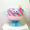 Cesta de Armazenamento de Monstro de Pés Grandes Desenho Animado, Caixa de Lanches para Arranjo de Flores, Cesta Abraço Dopamina da Moda, Cesta de Organização Trançada
