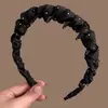 Faixa de cabelo antiderrapante com dentes estilo francês para mulheres, adequada para maquiagem e lavar o rosto, uso diário, presilha alta para cabelo, acessório de cabelo