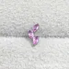 Pendientes de Hoja Coloridos de Aleación de Titanio Astmf-136 Titanio G23 Rosca Interna Zirconia Perno de Labio Accesorios para Pendientes