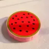 Esponja de Pó de Fruta Melancia Toranja Pitaya Kiwi Redonda Seis Peças Planas Conectadas Triângulo Removível Esponja de Pó Pó Solto
