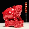 Adornos de Cerámica del Cerdo del Zodiaco Manualidades Lindas de Cerdo Dorado Decoraciones para el Hogar Sala de Estar Mueble de TV Regalos de Cerdo