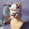 Horror de Cara Japonesa Máscara Japonesa Prajna Rojo y Blanco Fantasma Drama Shouneng Tengu Perro Sierra de Mano Rápida Llorar Fantasma Halloween
