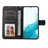 Funda de Cuero para Teléfono Móvil con Ranura para Tarjeta, Modelo A07/A17/A25/A06, Patrón de Ternera, Adecuada para Samsung A57/A37