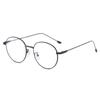 Gafas Retro Ovaladas Anti-Luz Azul Jamie 2019, Se Pueden Adaptar con Lentes Graduados, Gafas Metálicas Sin Graduar, Gafas para Computadora