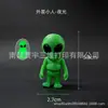Enfeites de Halloween impressos em 3D que brilham no escuro, artesanatos de plástico, caveira, abóbora, decorações de fantasma