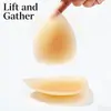 Bestseller transfronterizo: Parche triangular autoadhesivo de silicona sólida para el pecho para trajes de baño, invisible, anti-bulto, anti-exposición