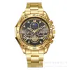 Relógio Masculino Novo Transfronteiriço High-End Business Calendário Pulseira de Aço Liga Relógio Masculino Não Mecânico Relógio Masculino