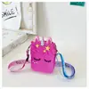 2024 Explosão Transfronteiriça Fofo Unicórnio Porta-moedas Silicone Bolsa Transversal Bolsa de Ombro Infantil Bolsa de Armazenamento Desenho Animado para Mulheres
