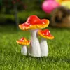 Micro Paisagem Pequenos Ornamentos Simulação Cartoon Boneca Cogumelo Pequeno Bonsai Musgo Paisagismo Resina Decorativa Artesanato