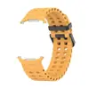 Adequado para Samsung Watch Ultra47Mm Pulseira Esportiva de Silicone 7 Ultra Pulseira de Silicone Porosa Respirável