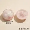 Botones Plásticos de Colores con Base Alta y Acabado Brillante con Forma de Hongo para Abrigos de Mujer y Niños, Suéteres, Cárdigans de Punto, Botones Decorativos Cosidos a Mano