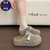 Medias Pantuflas Cerradas de Moda Estilo Birkenstock con Suela Gruesa para Mujer Nuevo Estilo Primavera/Verano 2026