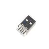 Línea de soldadura macho A/F pegamento blanco accesorio de unidad U cabeza macho USB línea de soldadura de 180 grados asiento macho AM suministro en stock