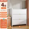 Prateleira de Cozinha Multifuncional de Chão Multi-Camadas Porta de Ferro Micro-ondas à Prova de Poeira Armário de Armazenamento Aparador Armário Armário de Armazenamento